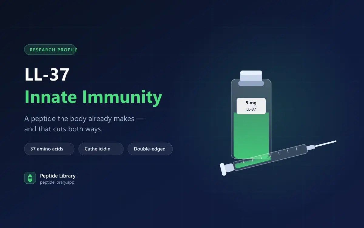 LL-37: The Body’s Own Antimicrobial Peptide — Peptide Library research guide