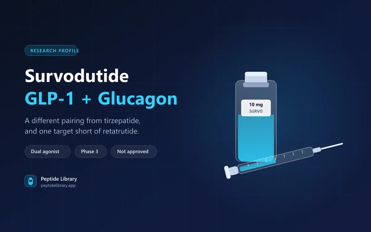 Survodutide: The Other Glucagon Dual Agonist — Peptide Library research guide