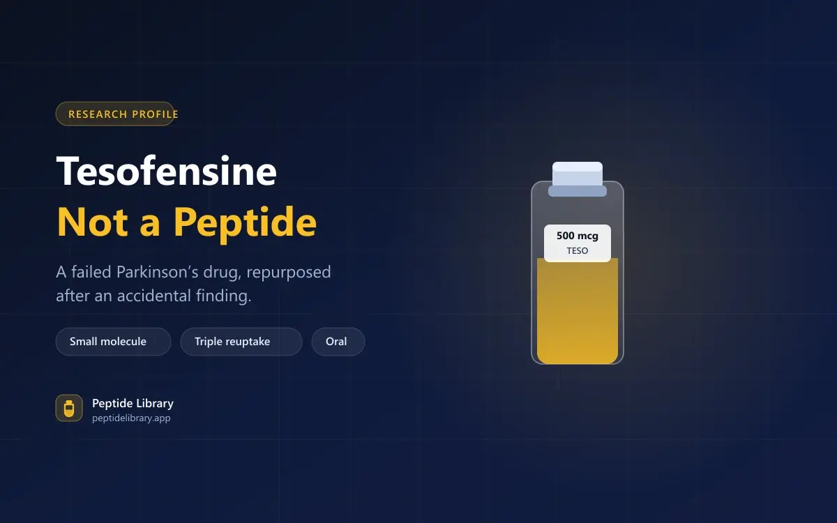 Tesofensine: A Failed Parkinson’s Drug That Became a Weight-Loss Compound — Peptide Library research guide