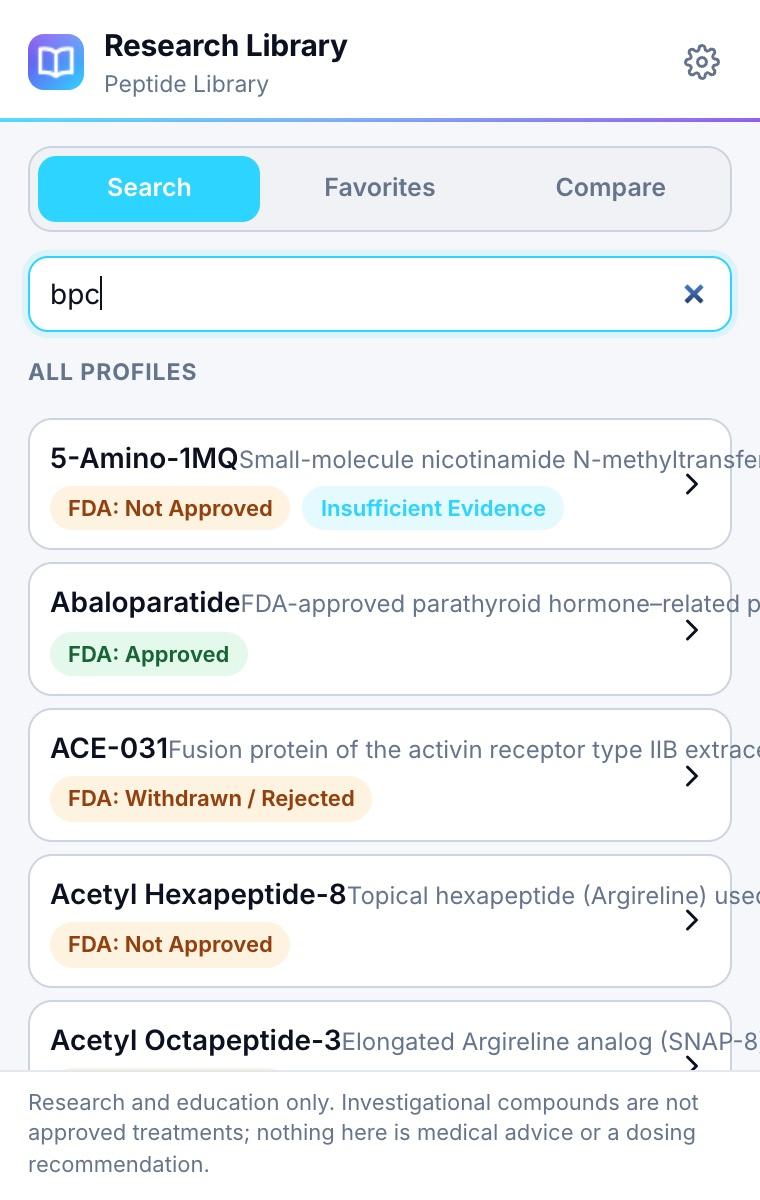Searching the library by name or research code
