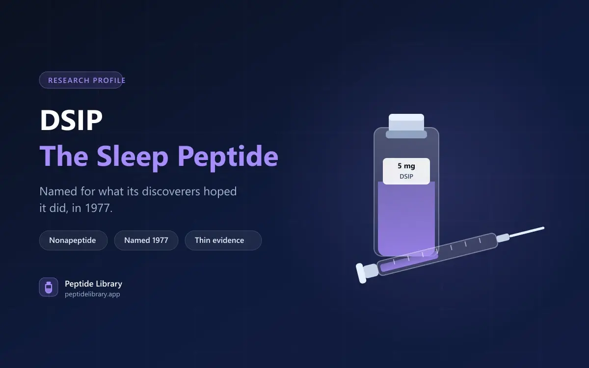 DSIP: The Sleep Peptide That Never Quite Delivered — Peptide Library research guide