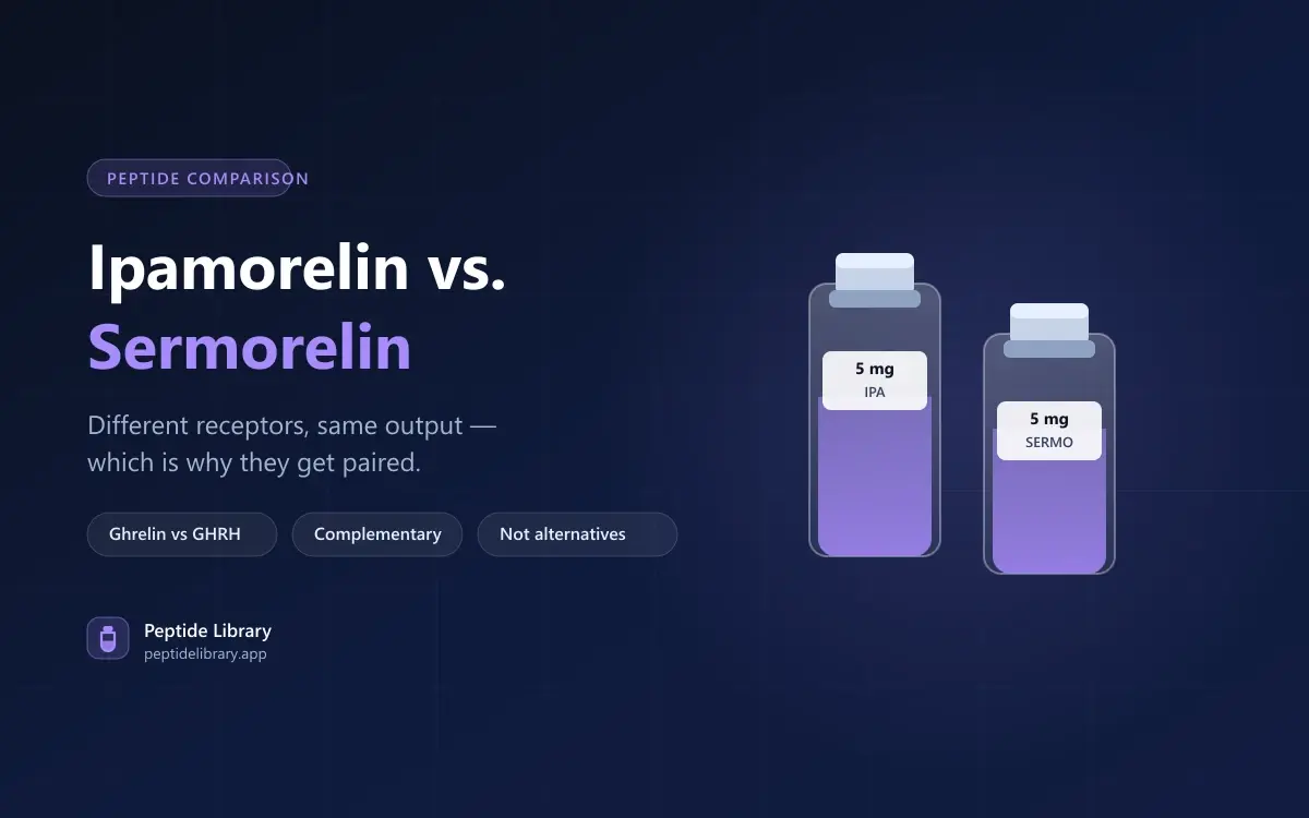Ipamorelin vs. Sermorelin: Two Receptors, One Outcome — Peptide Library research guide