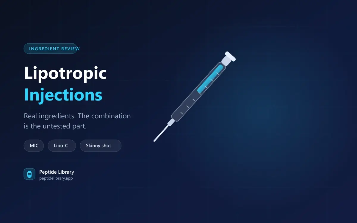 Lipotropic Injections: What Is in a Skinny Shot — Peptide Library research guide