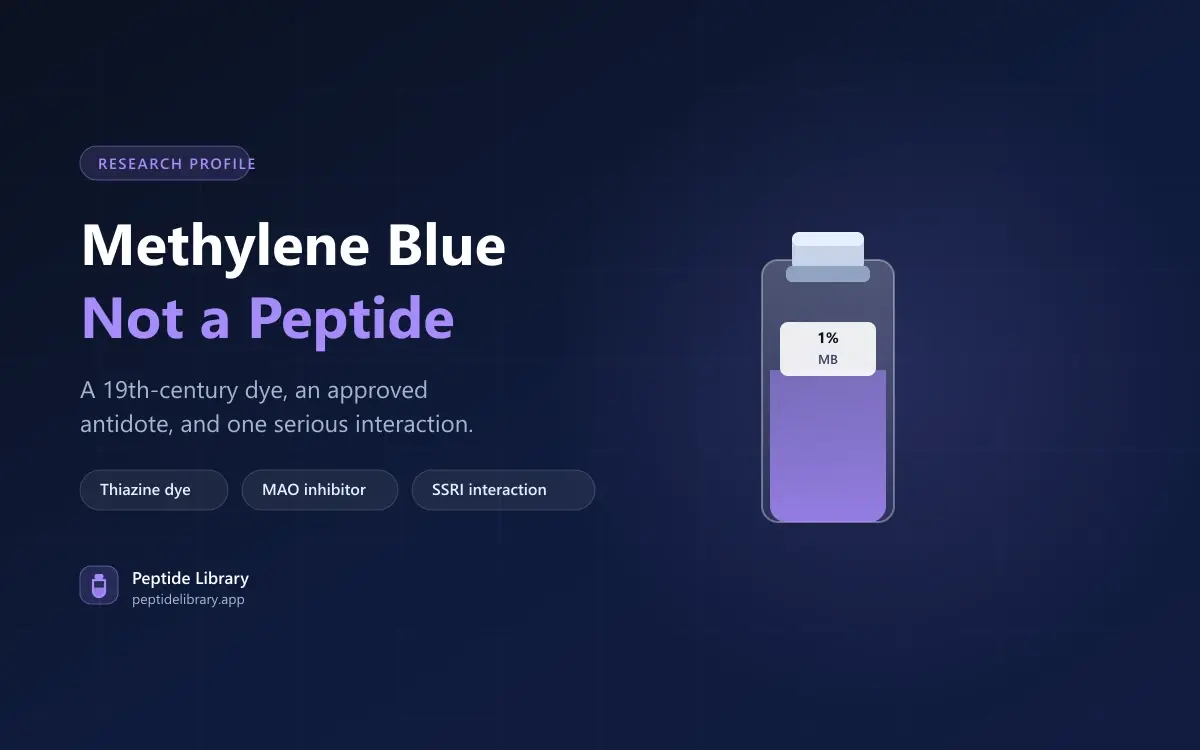 Methylene Blue: A Century-Old Dye With a Serious Interaction — Peptide Library research guide