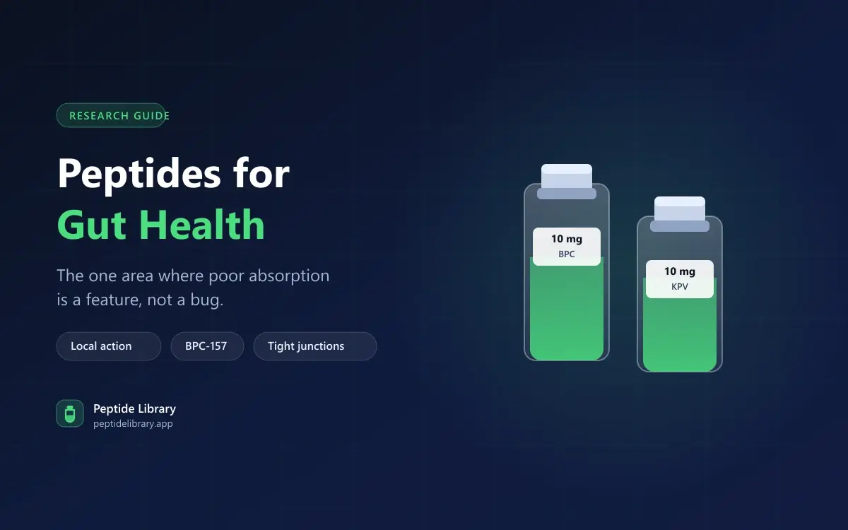 Peptides for Gut Health: Where Local Action Actually Makes Sense — Peptide Library research guide