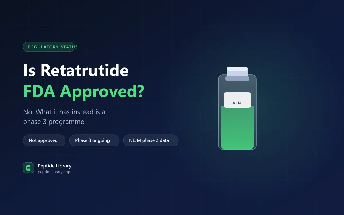 Is Retatrutide FDA Approved? Status and Timeline — Peptide Library research guide
