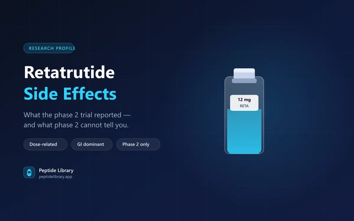 Retatrutide Side Effects: What the Phase 2 Trial Reported — Peptide Library research guide