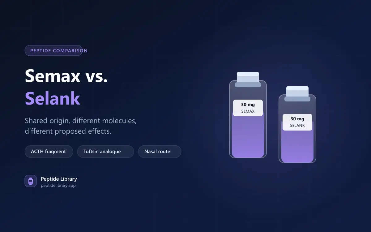 Semax vs. Selank: Two Russian Peptides That Are Not Interchangeable — Peptide Library research guide