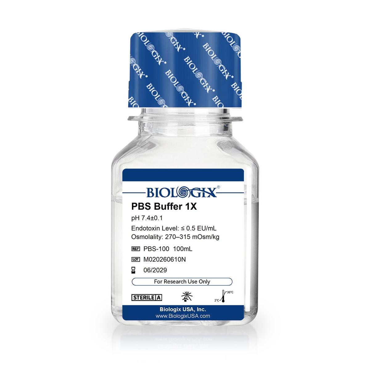 PBS Phosphate Buffered Solution, Biologix 100ML