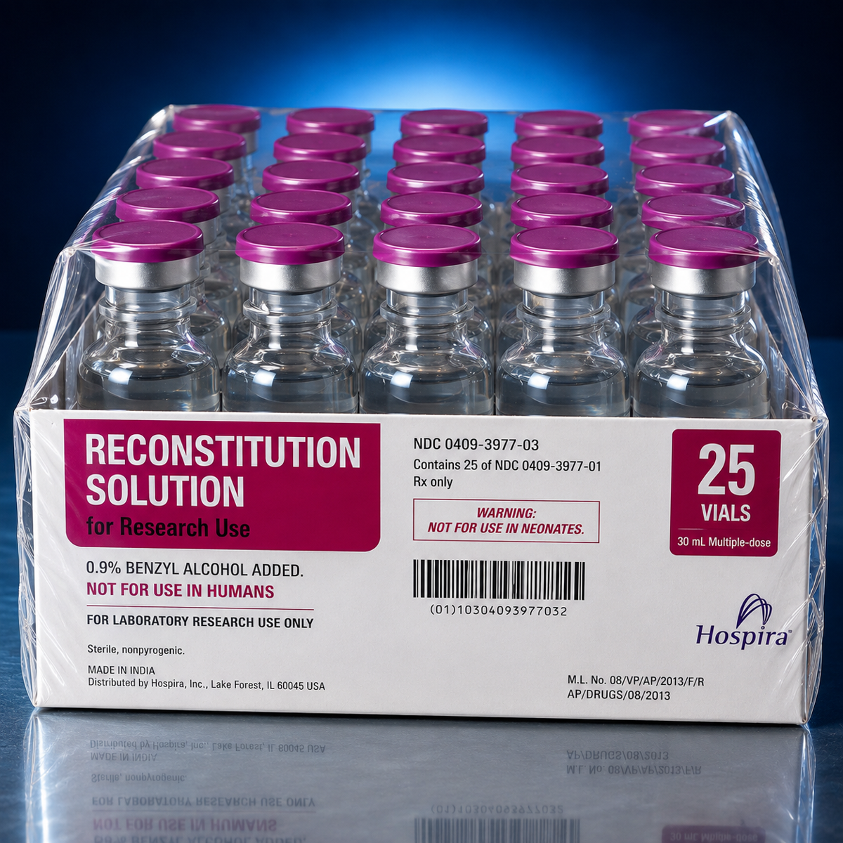 Reconstitution Solution — Laboratory Research Diluent - 30ml- Case of 25