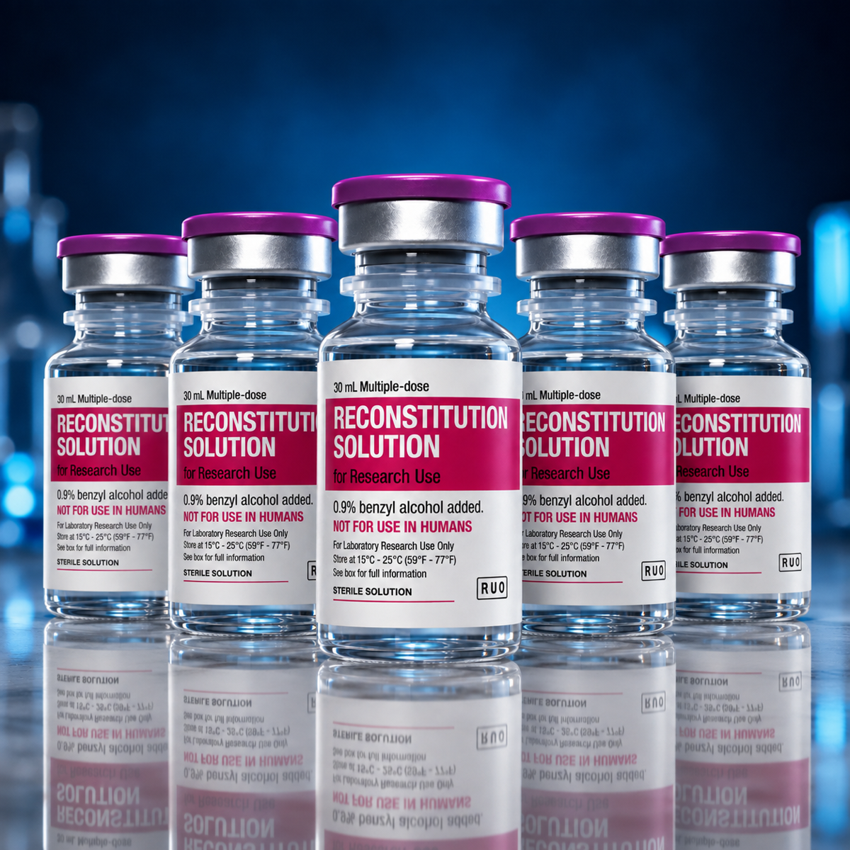 Reconstitution Solution — Laboratory Research Diluent - 30ml- 5 vials