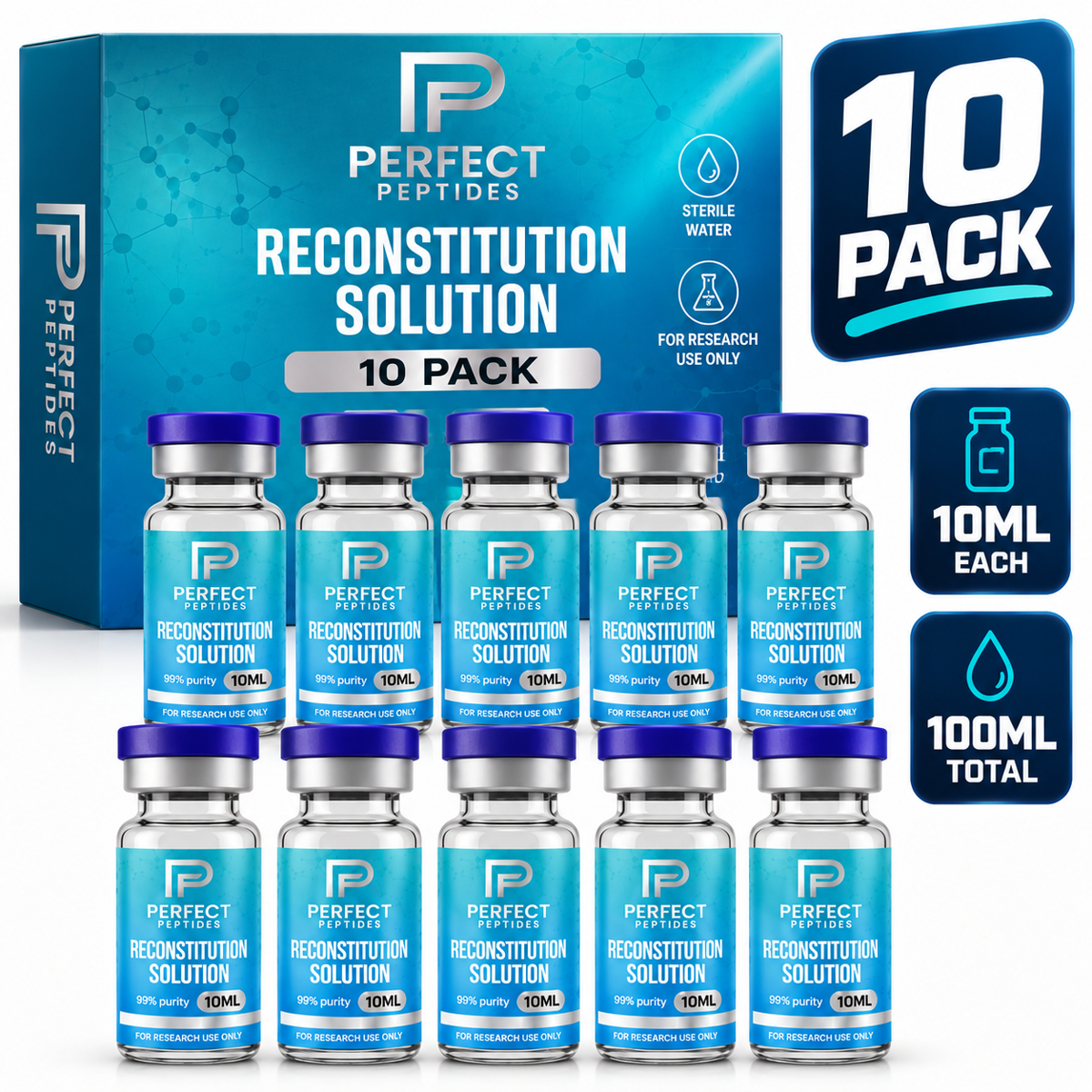 Reconstitution Solution - 10 Pack of 10 ML