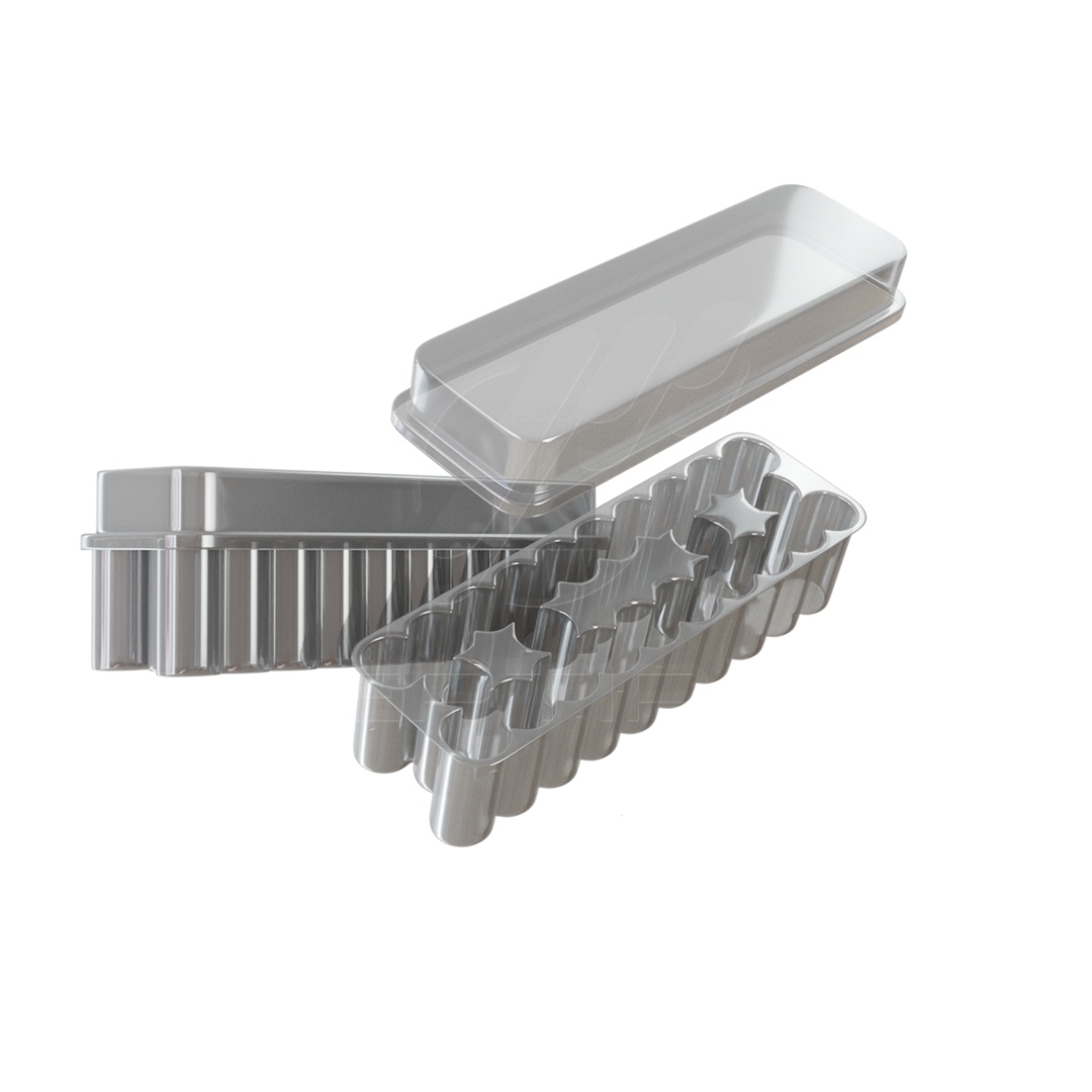 Plastic Storage Container for 24 Peptide Vials (2ml or 3ml vials)