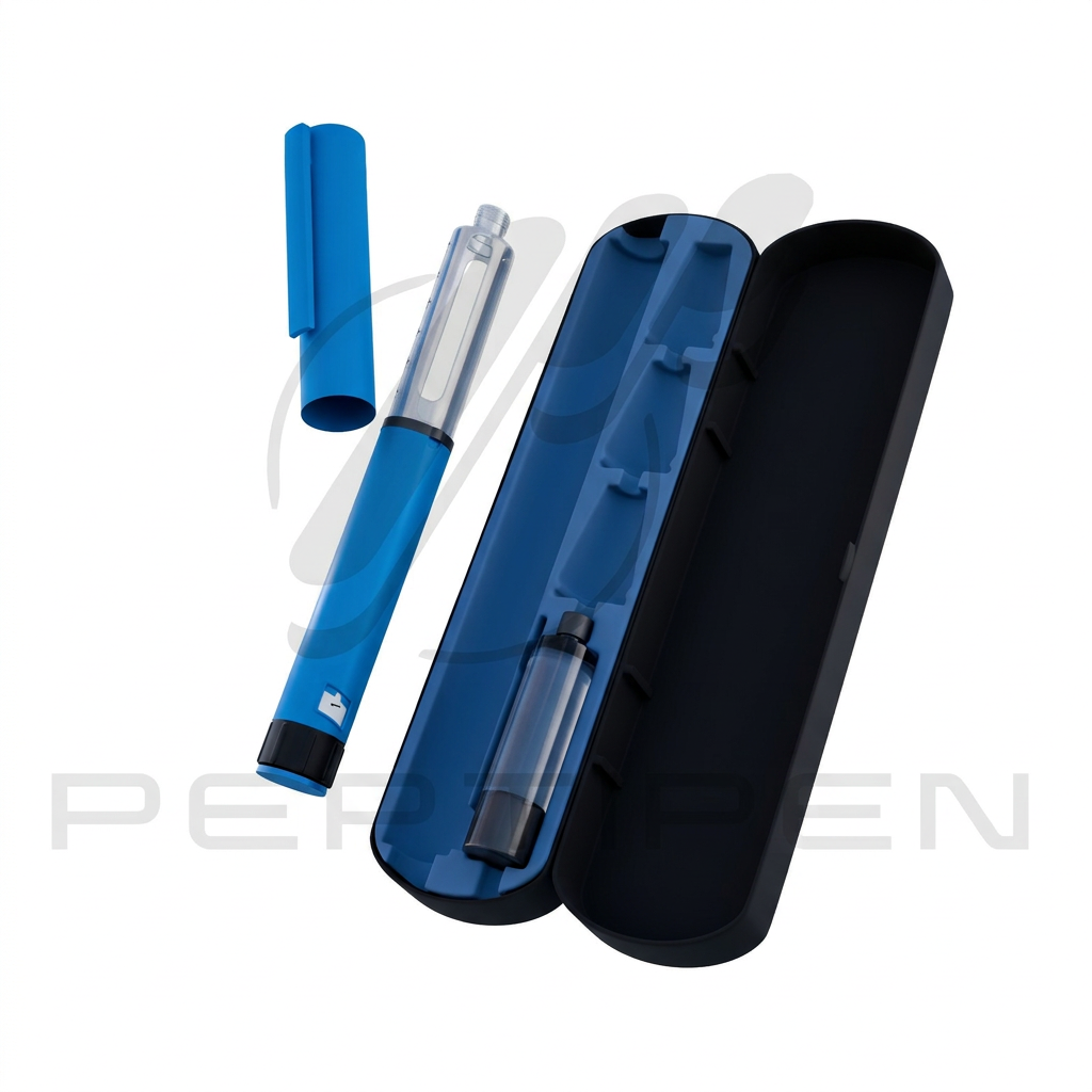 Reusable Plastic Peptide Pen with Case