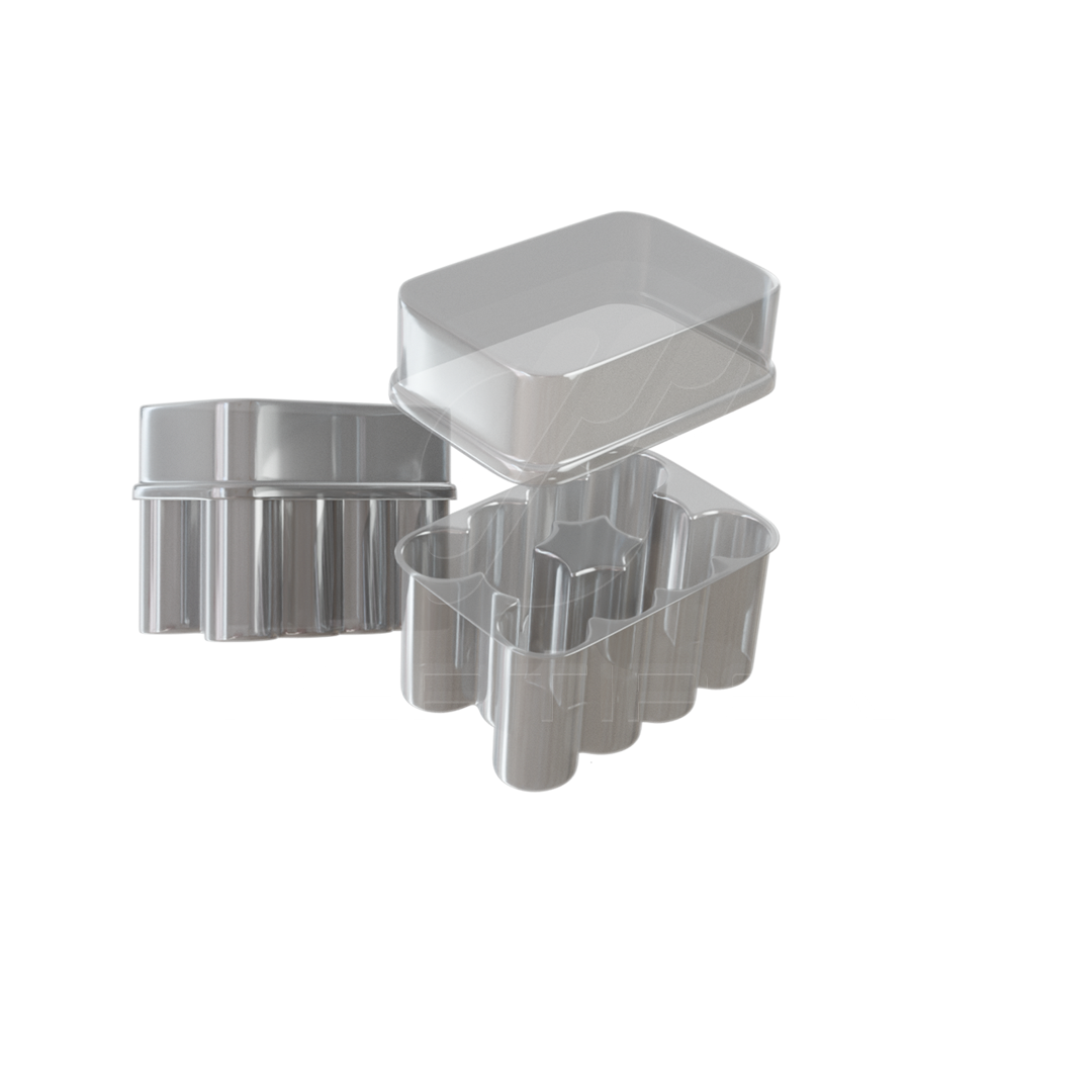 Plastic Storage Container for 10 Peptide Vials (for 2ml or 3ml vials)