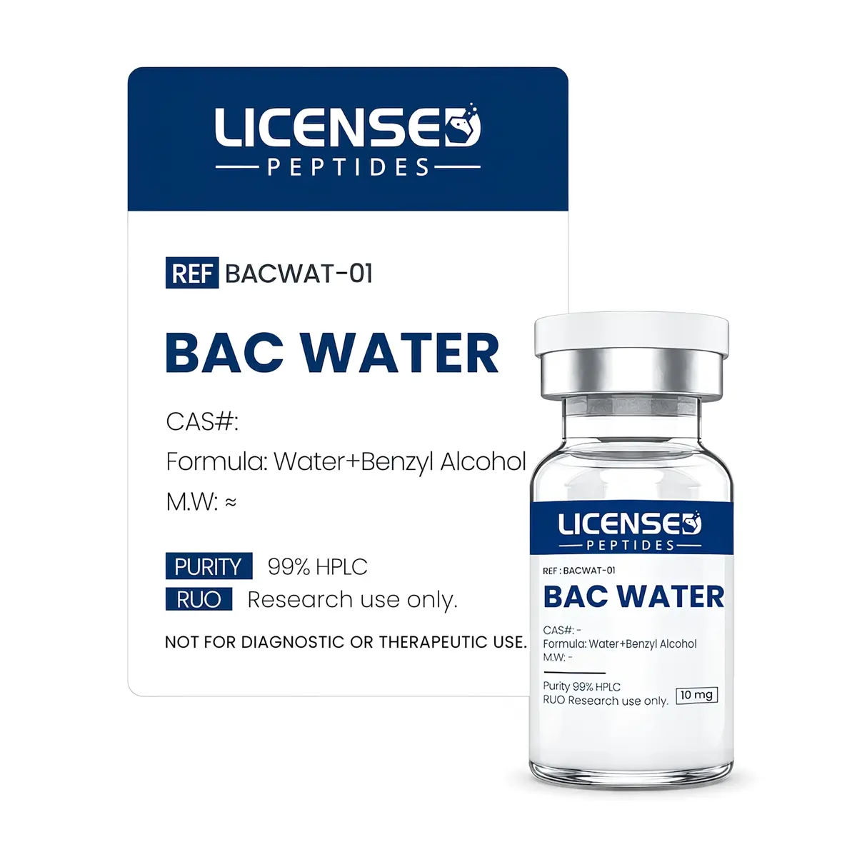 Bacteriostatic Water - 3ml / 5 pack