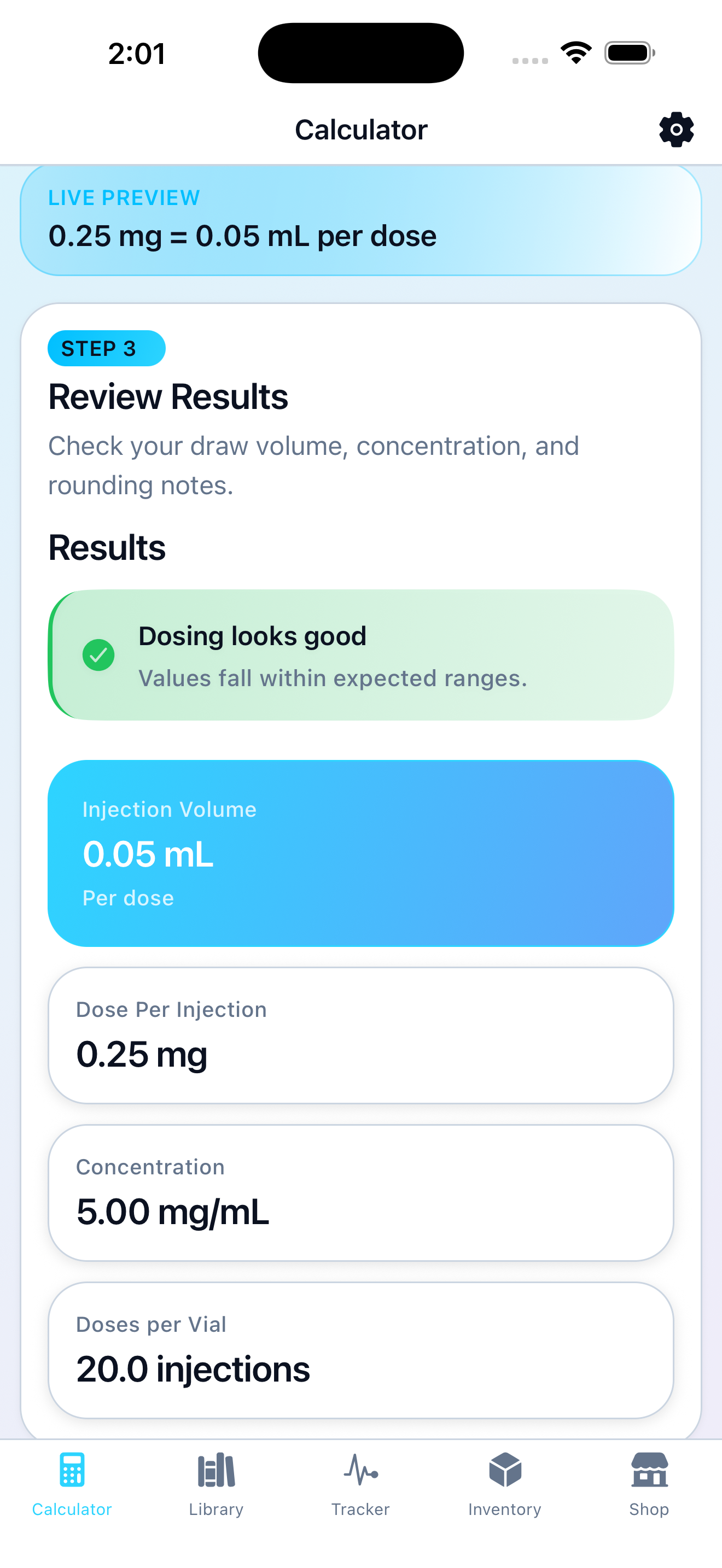 Peptide Library app screenshot 3