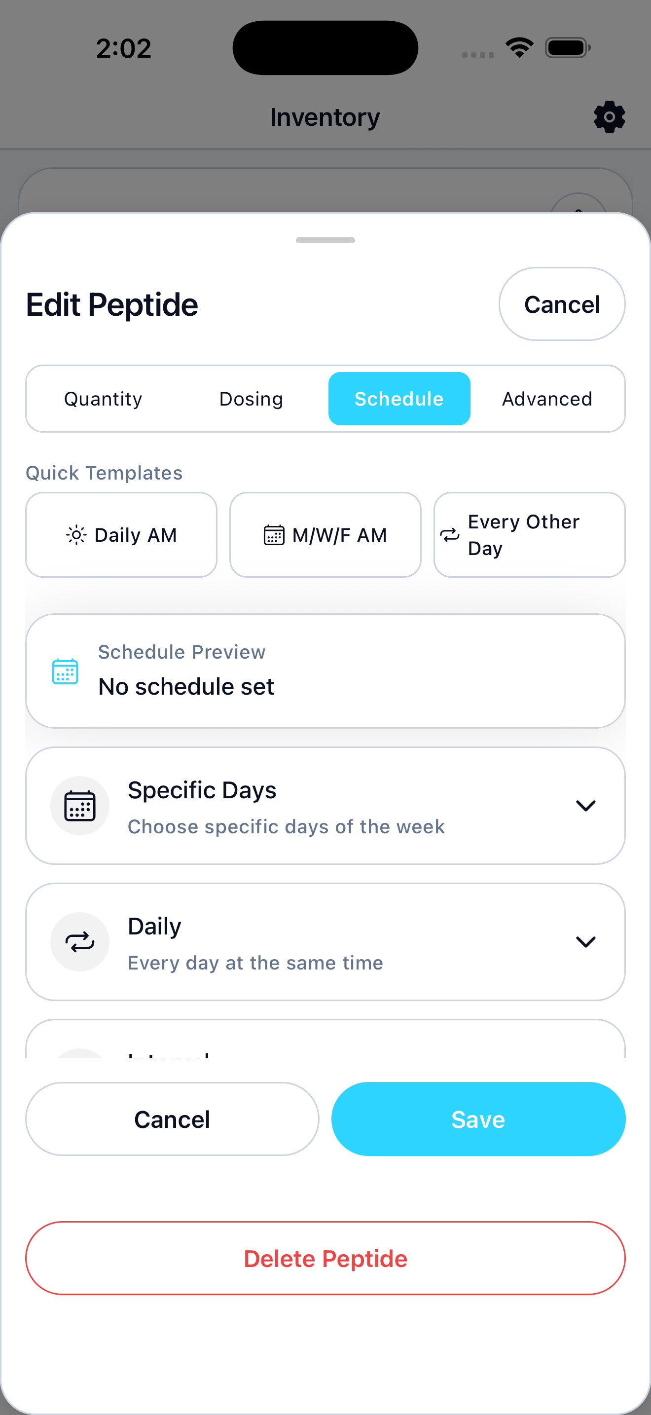 Peptide Library app screenshot 4